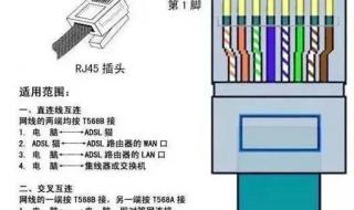 网线水晶头直通接法 网线水晶头的接法